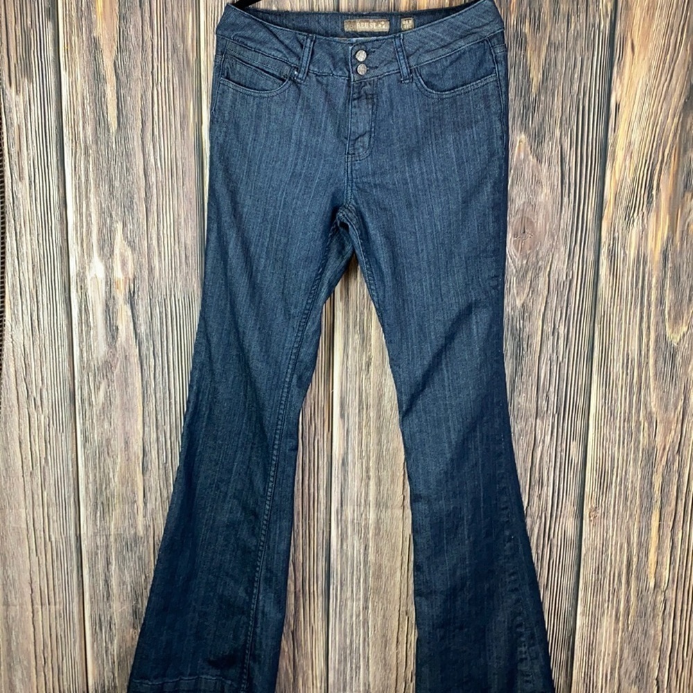 Reuse 80% Recycled Cotton Dark Wash Women’s Trouser Jeans - Size 28/34